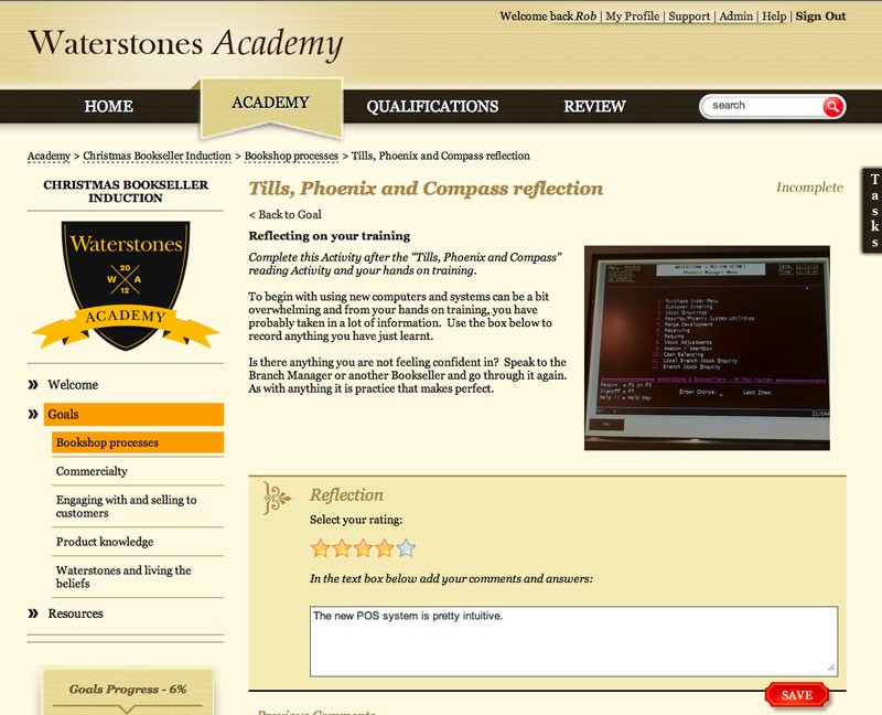 Case Study Waterstones